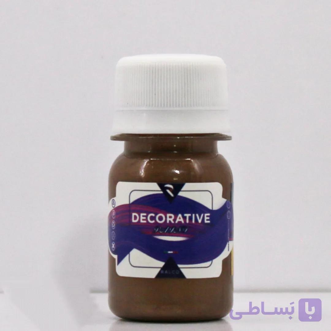 رنگ اکرلیک قهوه ای (نقاشی روی شمع)