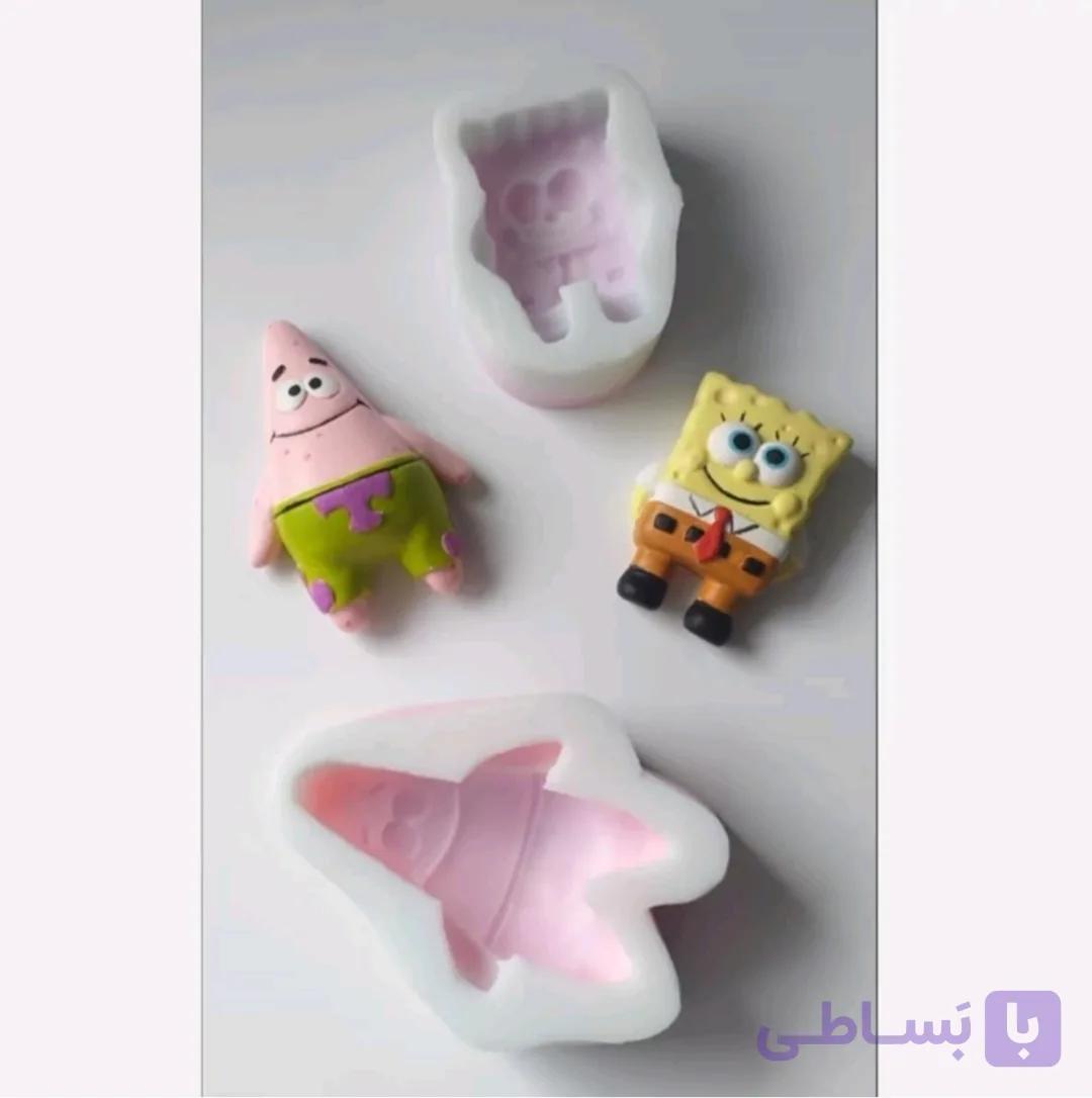 قالب سیلیکونی پاتریک و باب اسفنجی