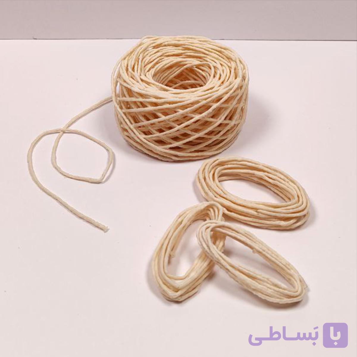 فیتیله نخی موم خورده ۴ متری