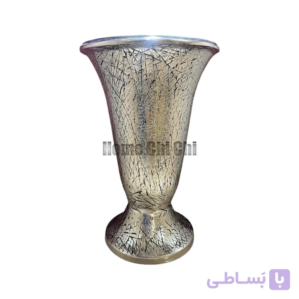 گلدان الومینیومی خطی — تصویر 1