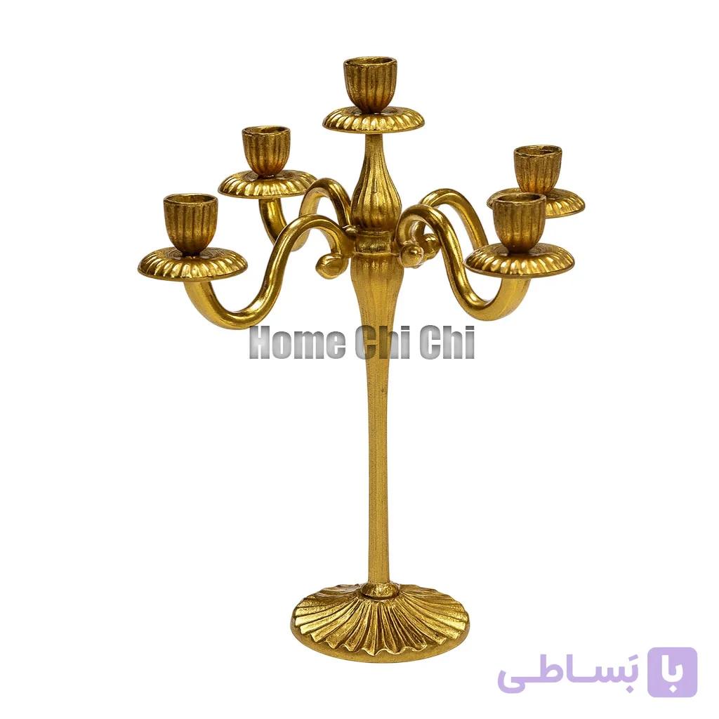 شمعدان المینیومی ۵ شعله اریا
