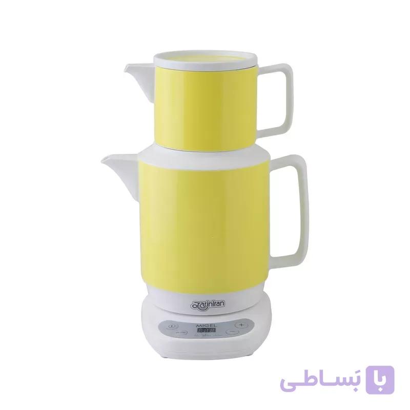 چای ساز چینی زرین پاستل لیمویی