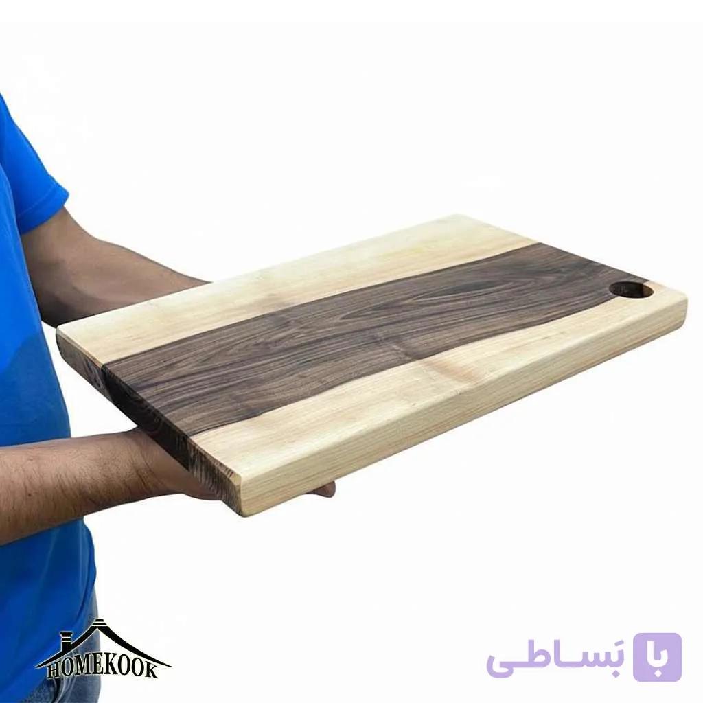 تخت گوشت چوب گردو طبیعی — تصویر 1