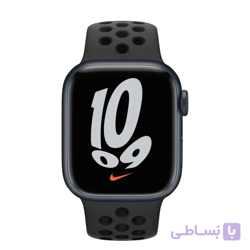 ساعت هوشمند اپل واچ سری 7 مدل 41mm Nike Sport Band — تصویر 1