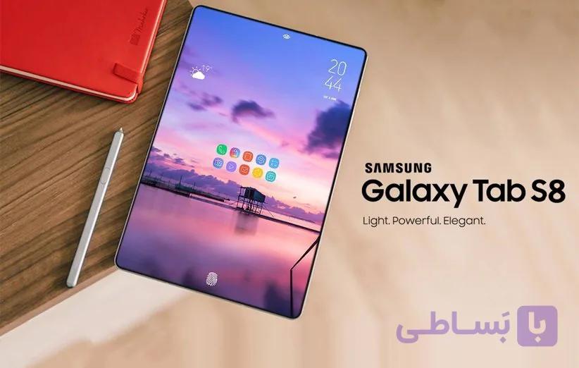 تبلت سامسونگ مدل Galaxy Tab S8 5G  ظرفیت 128 گیگابایت و رم 8 گیگابایت — تصویر 1