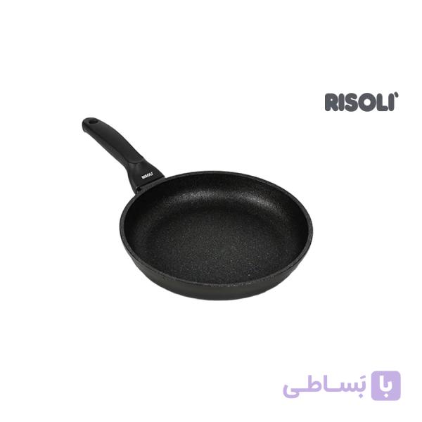 تابه تکدسته ریزولی Risoli ایتالیا سایز 28 مدل بلک پلاس
