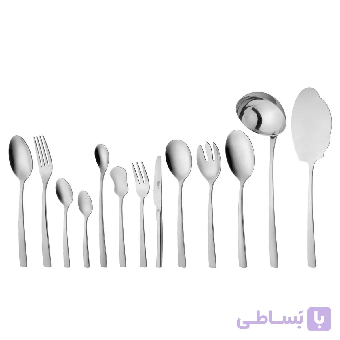 سرویس قاشق و چنگال 116 پارچه ناب استیل مدل فلورانس — تصویر 1