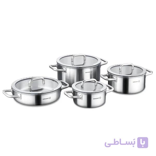 سرویس قابلمه 8 پارچه کرکماز Aura مدل A2794 — تصویر 1
