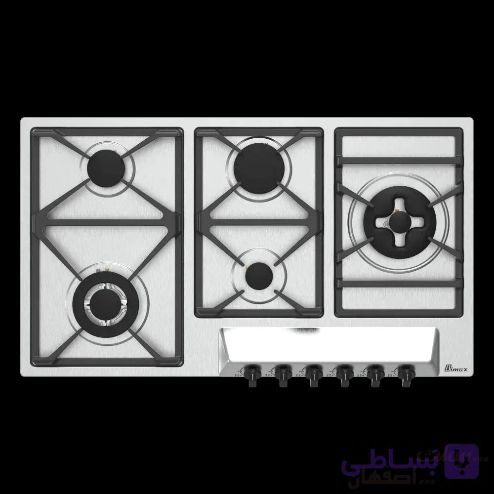 اجاق گاز استیل بیمکث مدل 5093 — تصویر 1