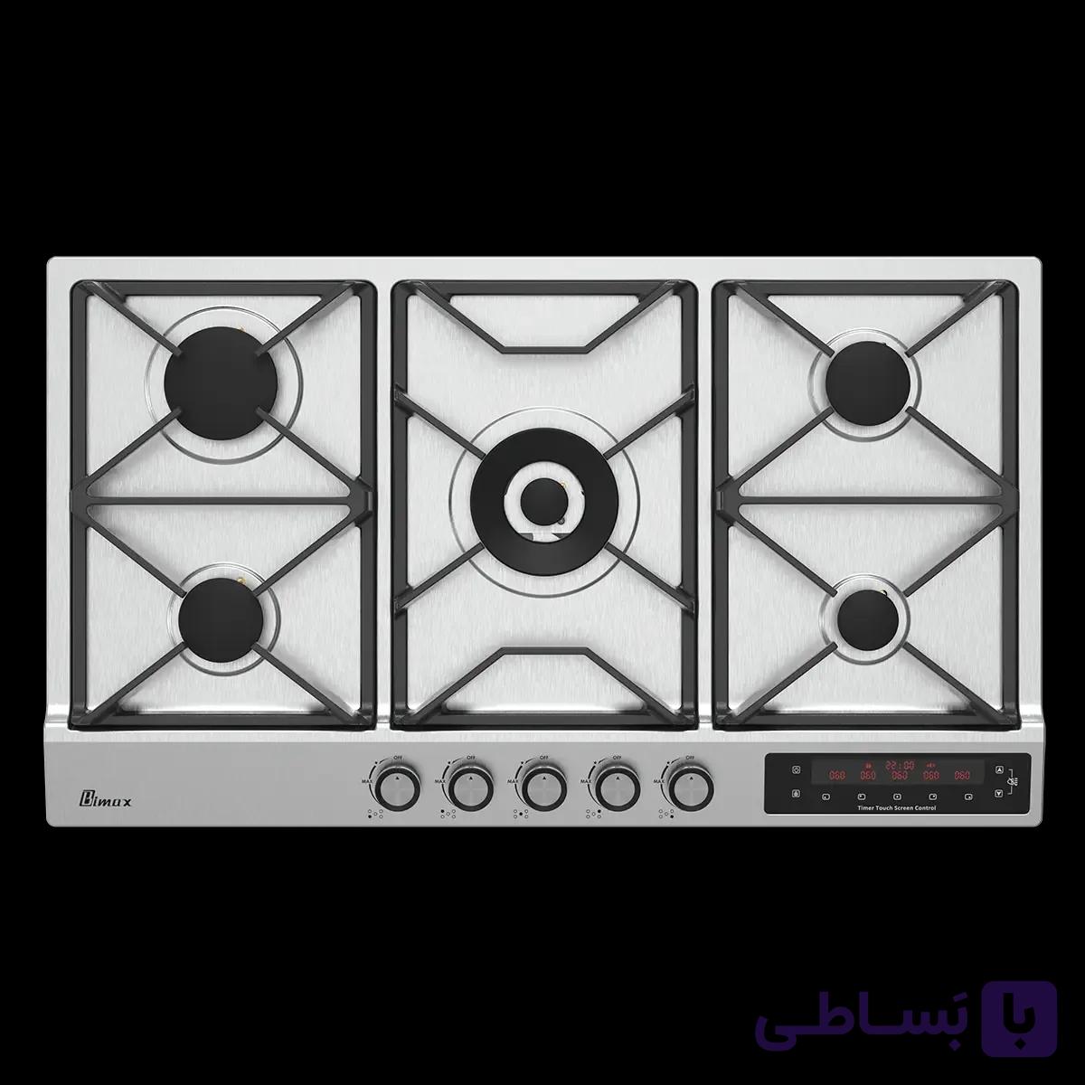 اجاق گاز استیل تایمر دار بیمکث مدل 2304T — تصویر 1
