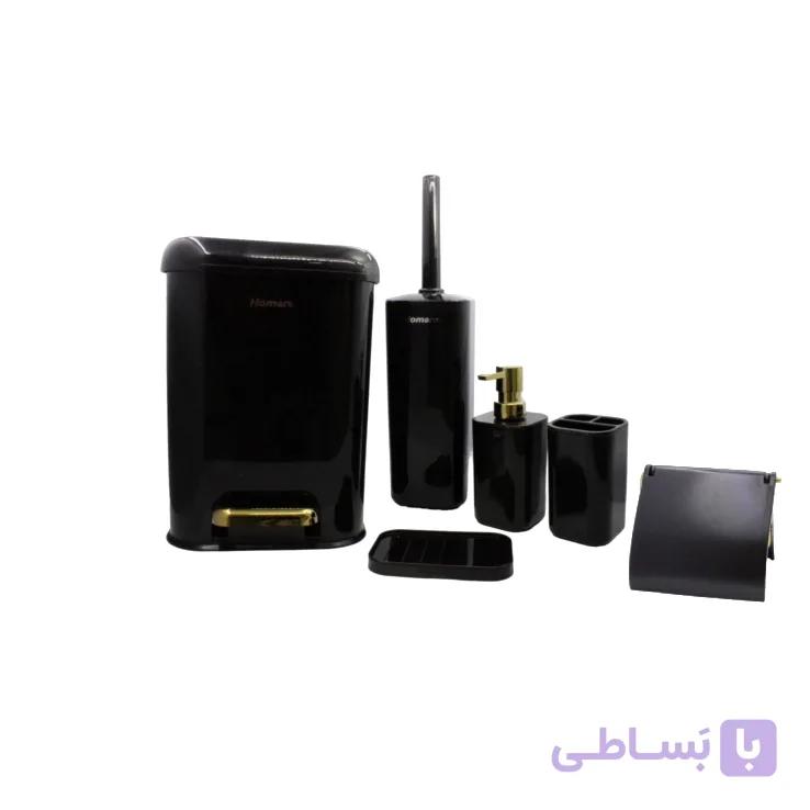 ست بهداشتی پدالی چهارگوش (6 لیتری) ساده — تصویر 1