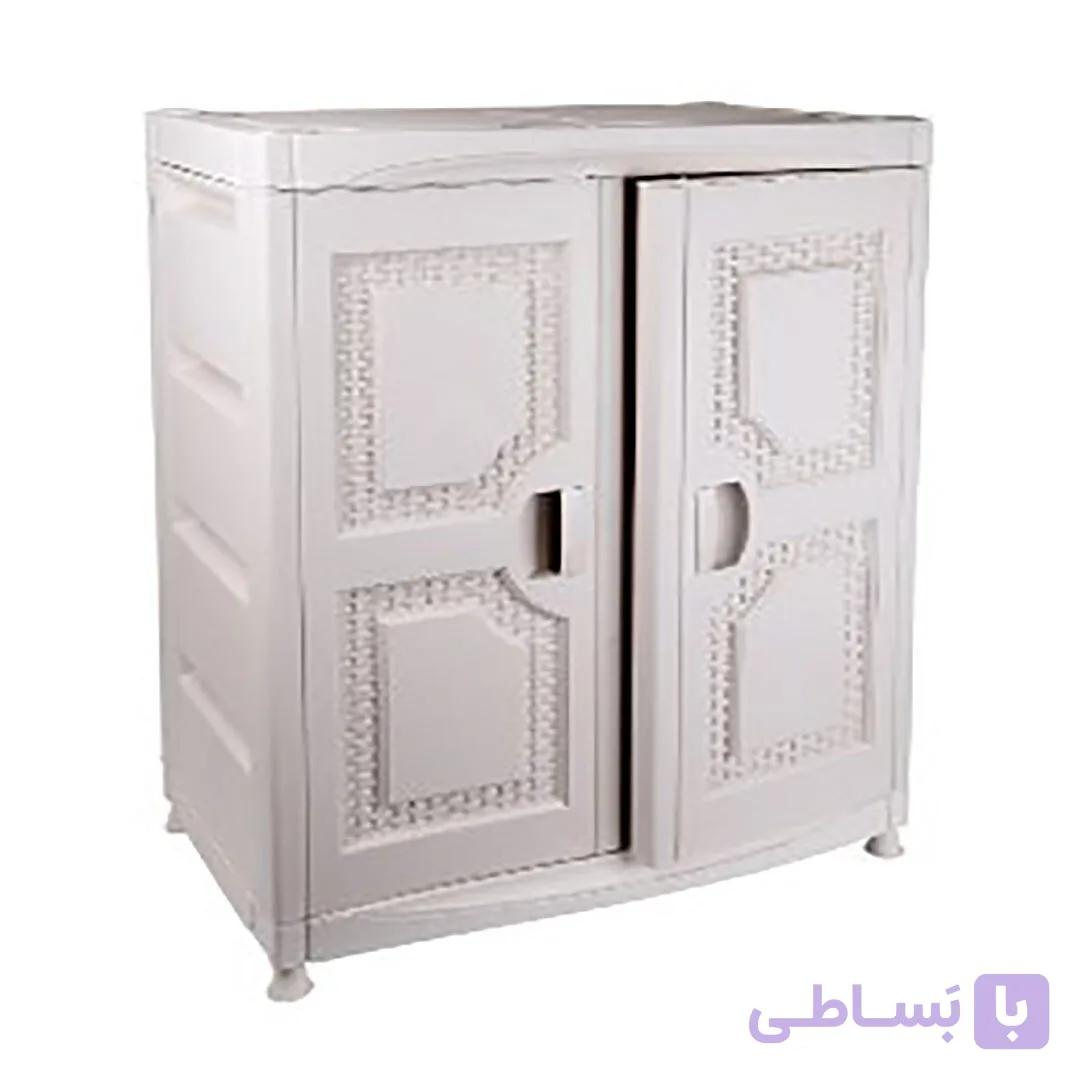 جاکفشی کابینتی زمرد دو درب هومکت — تصویر 1