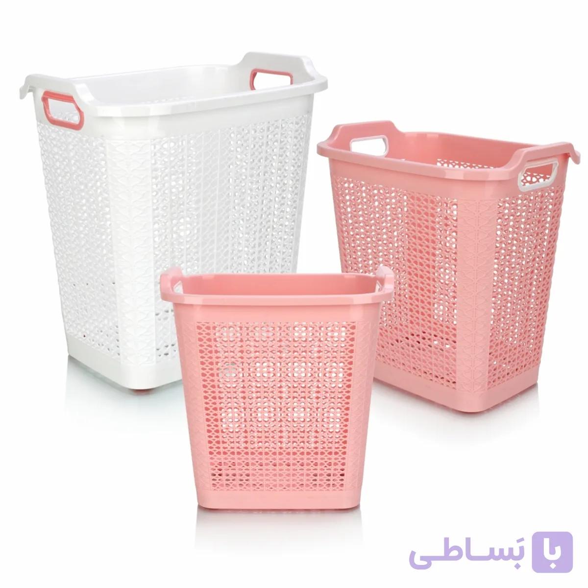 سبد رخت مستطیل هوم کت طرح روشا — تصویر 1