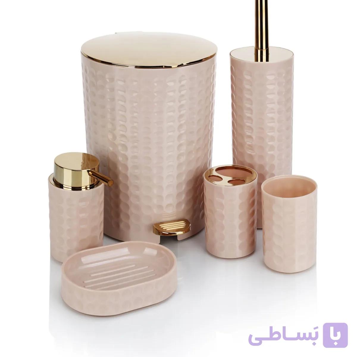 ست سرویس بهداشتی گرد طرح مایا — تصویر 1