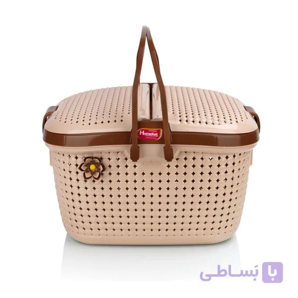 سبد پیک نیک دو درب مایا (بزرگ) — تصویر 1