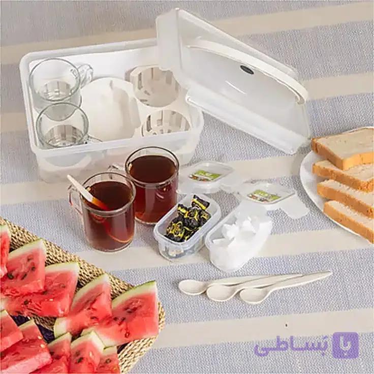 سرویس چای خوری دلنار 4 نفره هومکت — تصویر 1