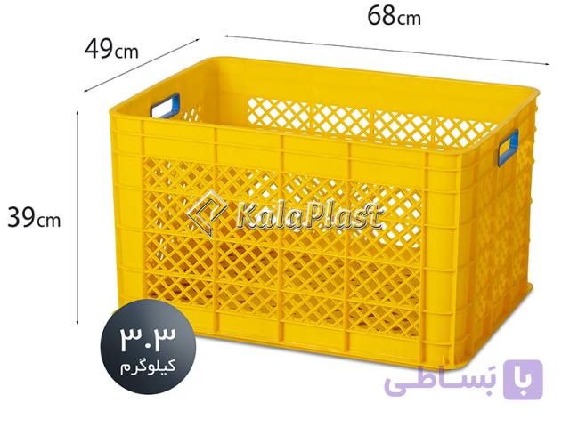 سبد صنعتی پلاستیکی کد 3760