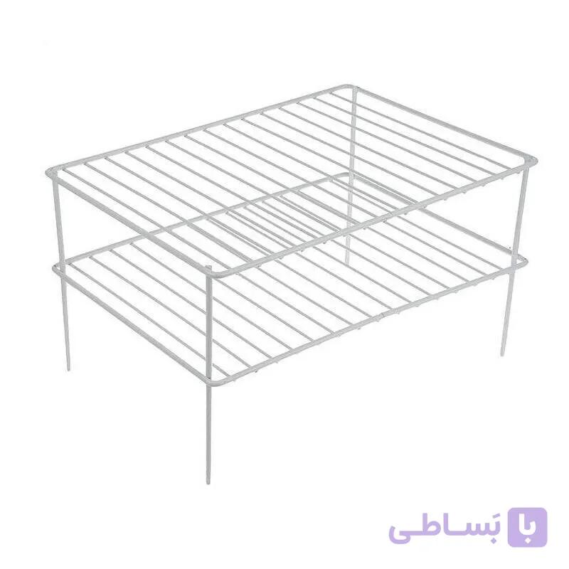 راف ( نظم دهنده کابینت ) دو طبقه روکش دار — تصویر 1