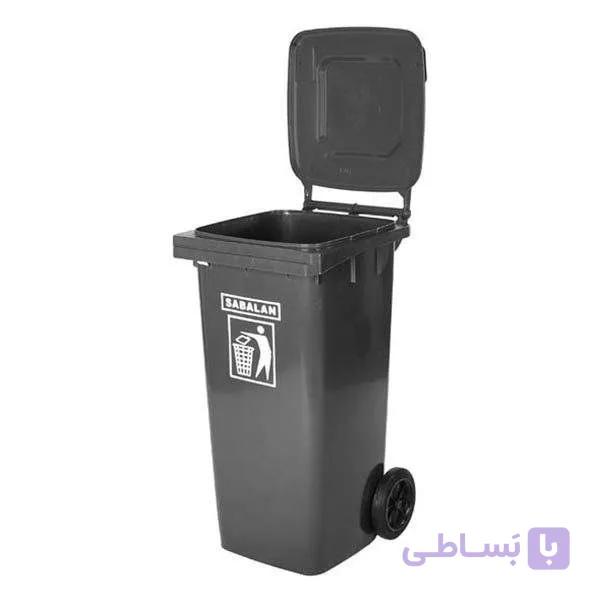 خرید سطل زباله 100 لیتری سبلان بدون پدال