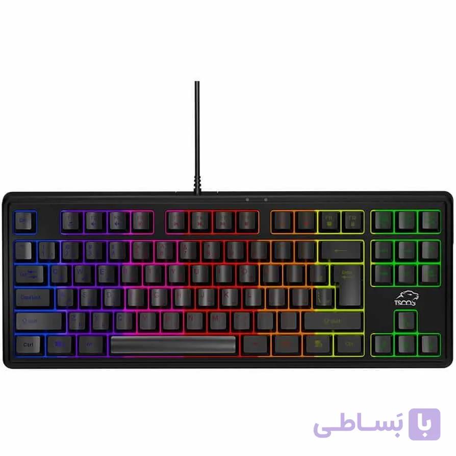 صفحه کلید گیمینگ سیم دار تسکو مدل GK8312 — تصویر 1