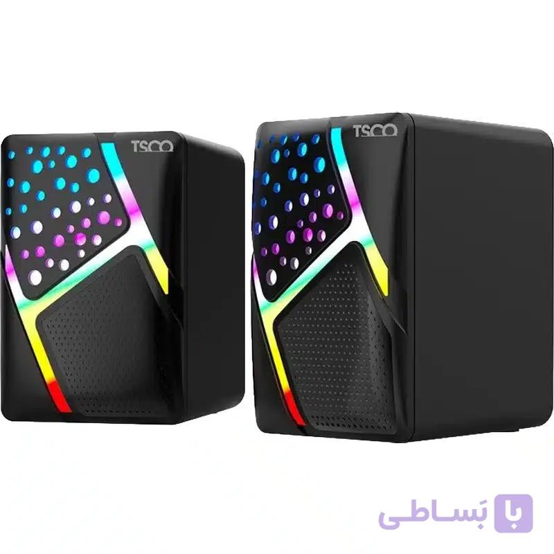 اسپیکر رومیزی دو تکه RGB تسکو مدل TS2051 — تصویر 1