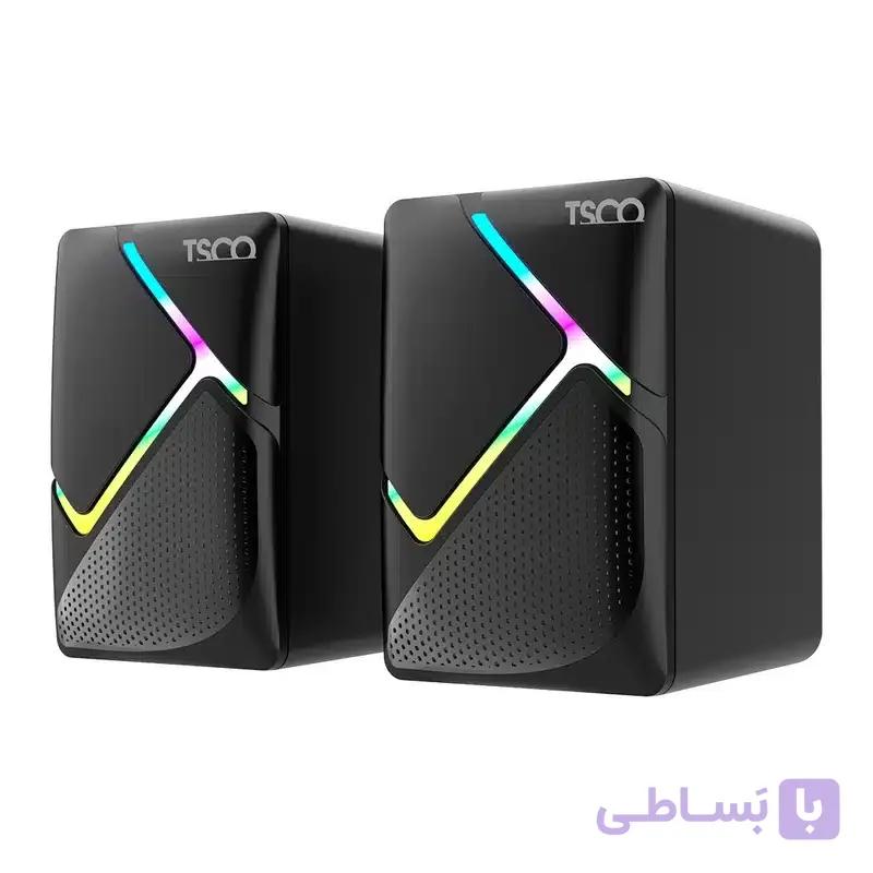 اسپیکر رومیزی دو تکه RGB تسکو مدل TS2050 — تصویر 1