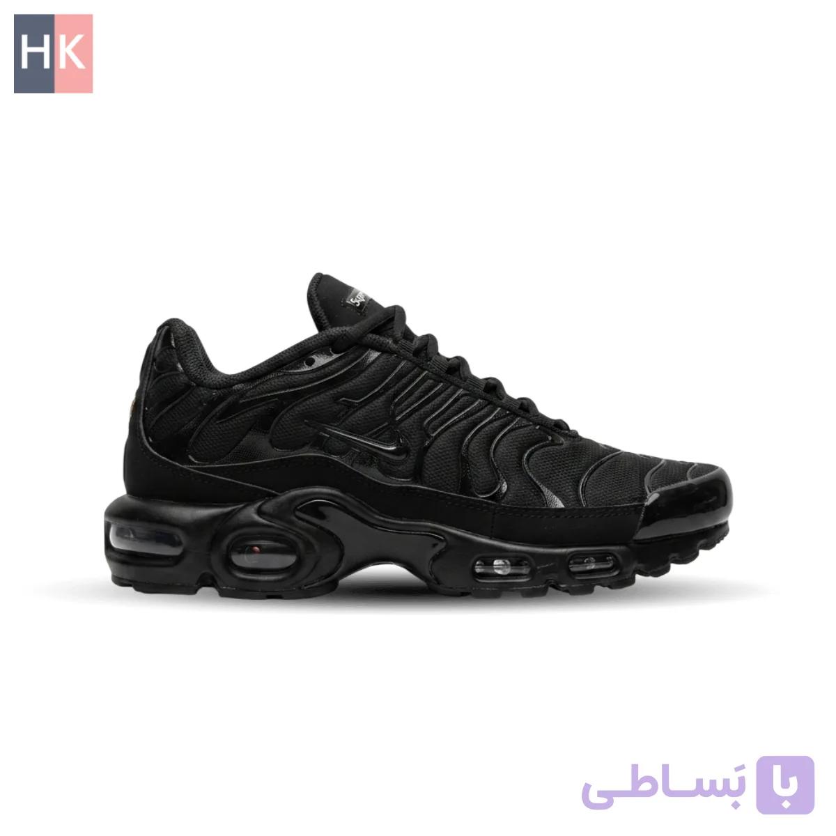 کتونی مردانه نایک ایرمکس پلاس تی ان مشکی و سبز — تصویر 1