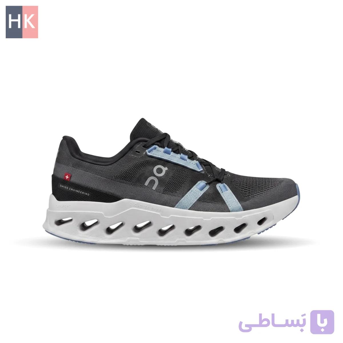 کتونی مردانه آن رانینگ کلود کلیپس طوسی و نارنجی — تصویر 1