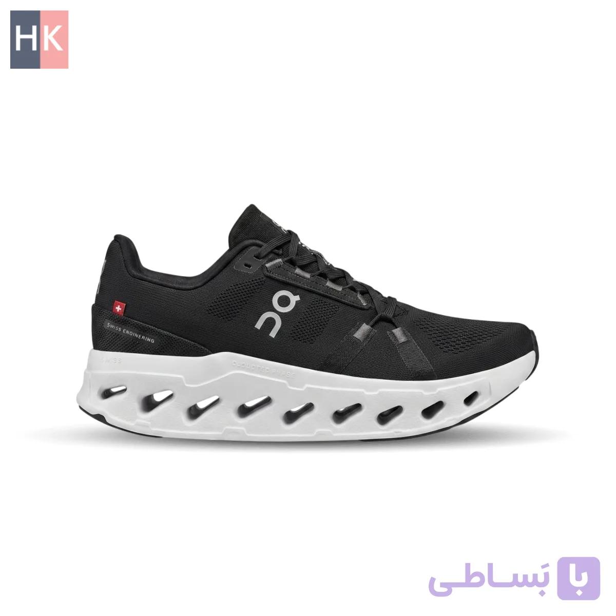 کتونی مردانه آن رانینگ کلود کلیپس مشکی و سفید — تصویر 1