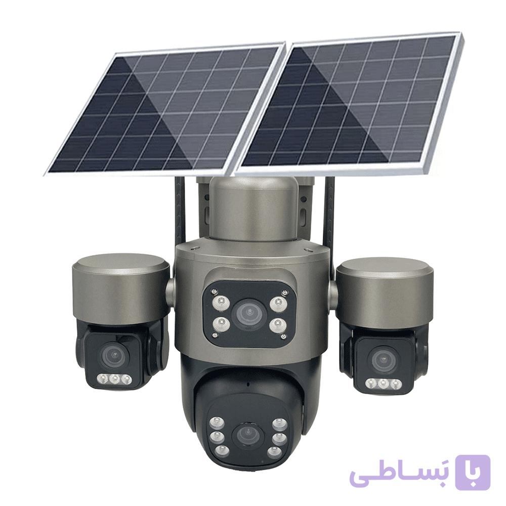 دوربین پنل خورشیدی سیم کارتی 4 لنز Hieasy مدل V760 — تصویر 1