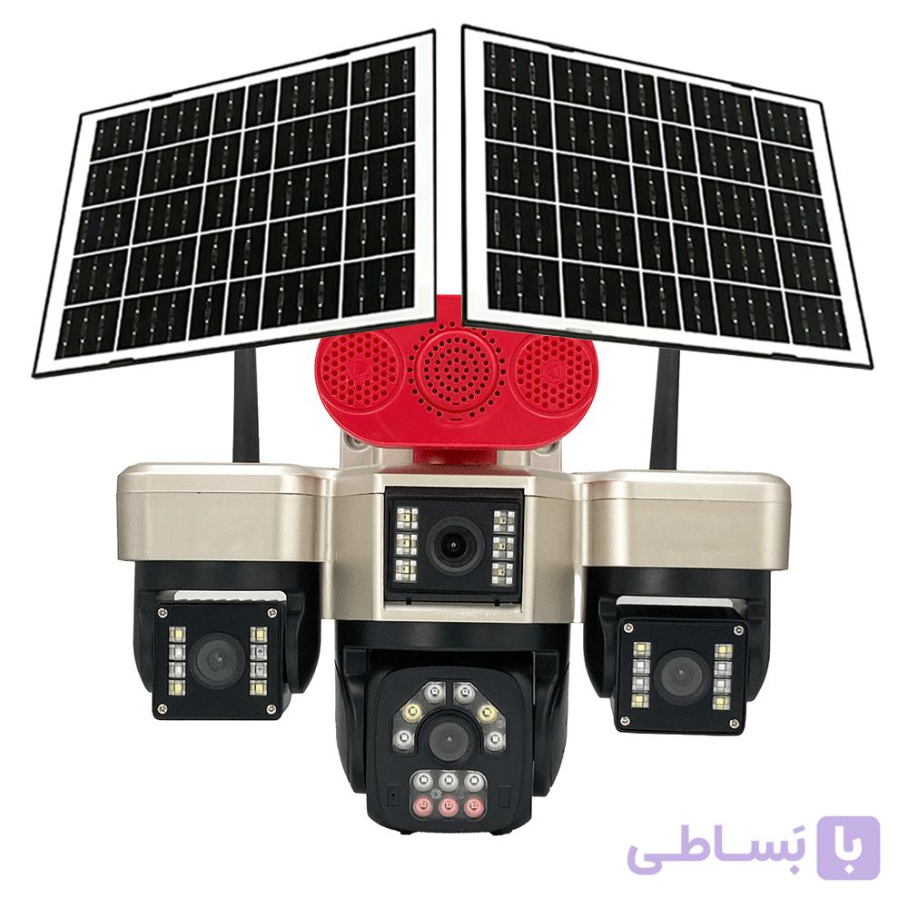 دوربین پنل خورشیدی سیم کارتی 4 لنز Hieasy مدل V720 — تصویر 1