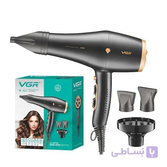 سشوار وی جی آر مدل VGR V-462 مشکی 2600 وات
