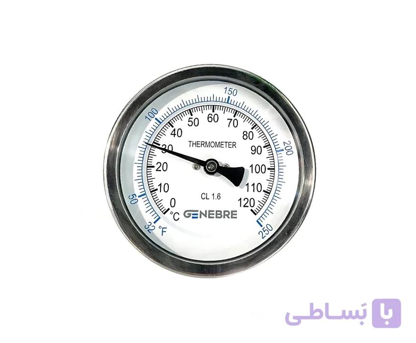 ترمومتر (گیج دما) تمام استیل 120 درجه خنبره اسپانیا مدل 8036120 — تصویر 1