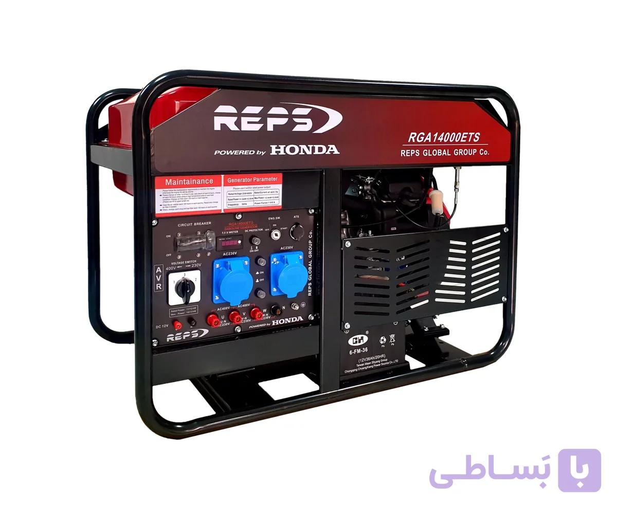 موتور برق 13 کیلووات تک فاز و سه فاز بنزینی هوندا رپس مدل RGA14000ETS با موتور GX690 — تصویر 1