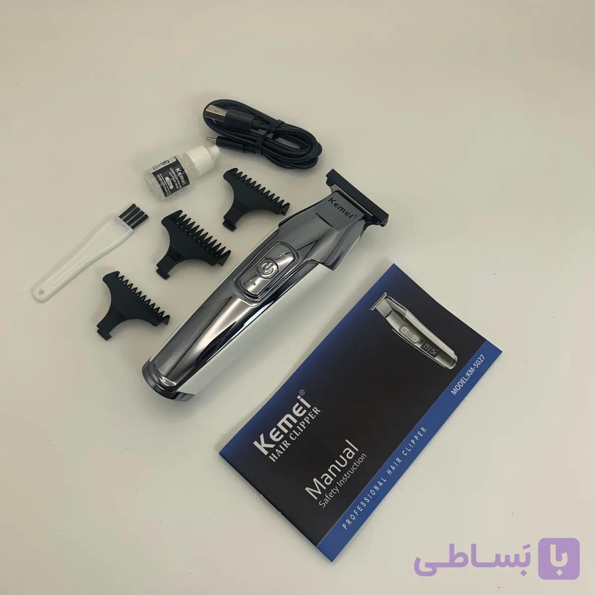 ماشین اصلاح و خط زن موی سر و صورت کیمی 5027 با درگاه تایپ سی سفارش اتحادیه اروپا — تصویر 1