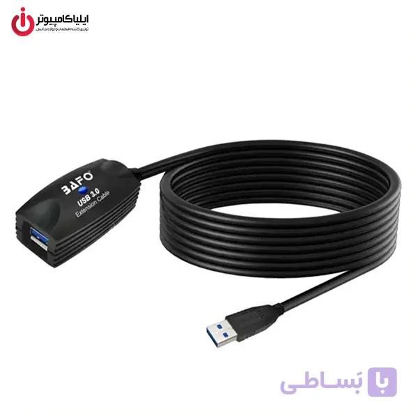 کابل افزایش USB 3.0 اکتیو بافو مدل BAFO BF-3033 طول 15 متر — تصویر 1