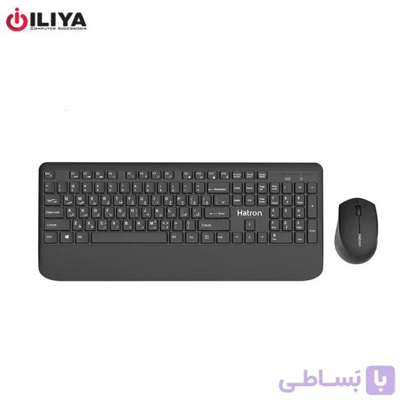کيبورد و موس وايرلس هترون مدل HATRON HKCW136 — تصویر 1
