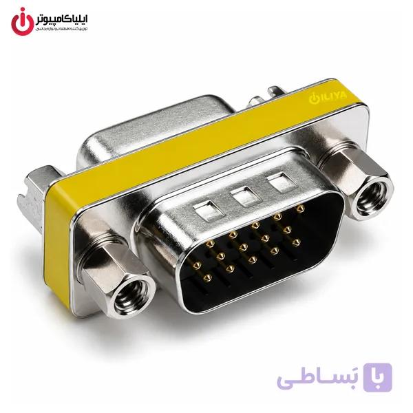 تبدیل VGA نری به مادگی ؛ VGA male to female 15pin coupler — تصویر 1