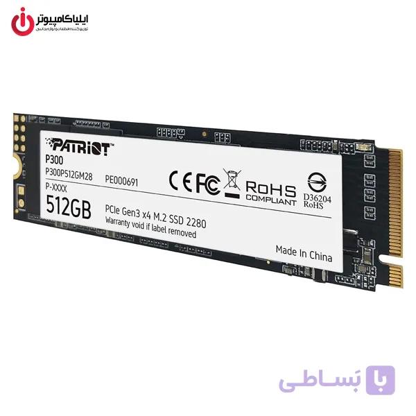 اس اس دی M.2 NVMe پاتریوت مدل Patriot P300 512GB — تصویر 1
