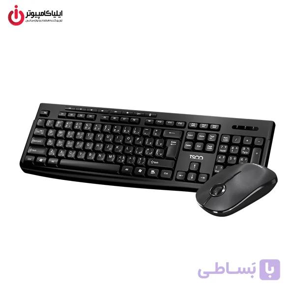 کیبورد و ماوس بی‌سیم تسکو مدل TSCO TKM 7027W — تصویر 1