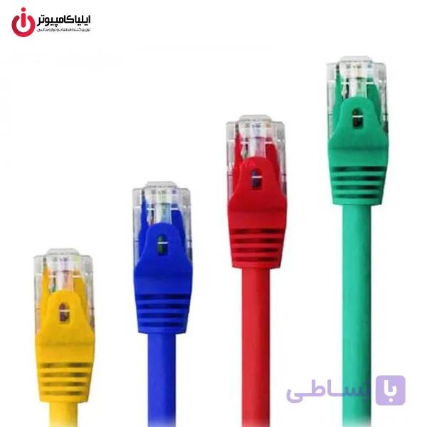 کابل شبکه CAT6 UTP کی نت مدل K-NET K-NCP6U003 به طول 30 سانتی متر — تصویر 1