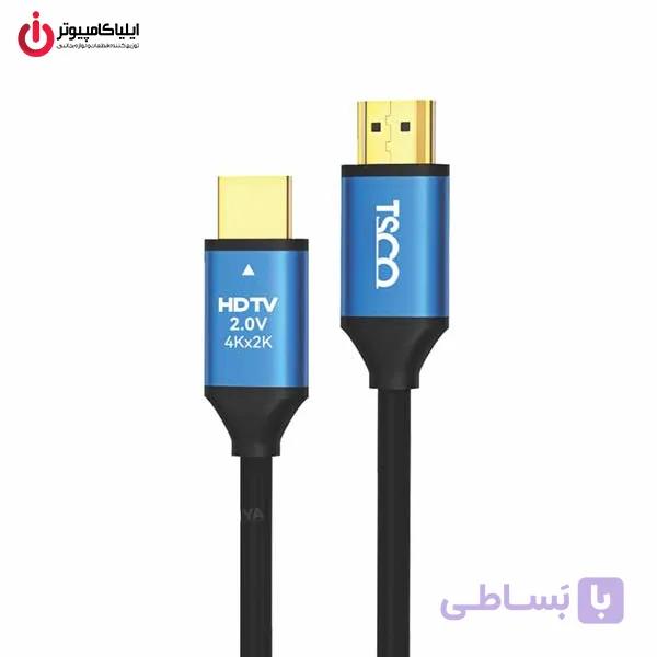 کابل HDMI V2.0 تسکو مدل TSCO TCH 57 طول 3 متر — تصویر 1