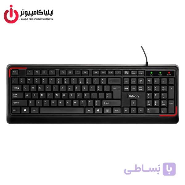 کیبورد سیم‌دار هترون مدل HATRON HK180 — تصویر 1