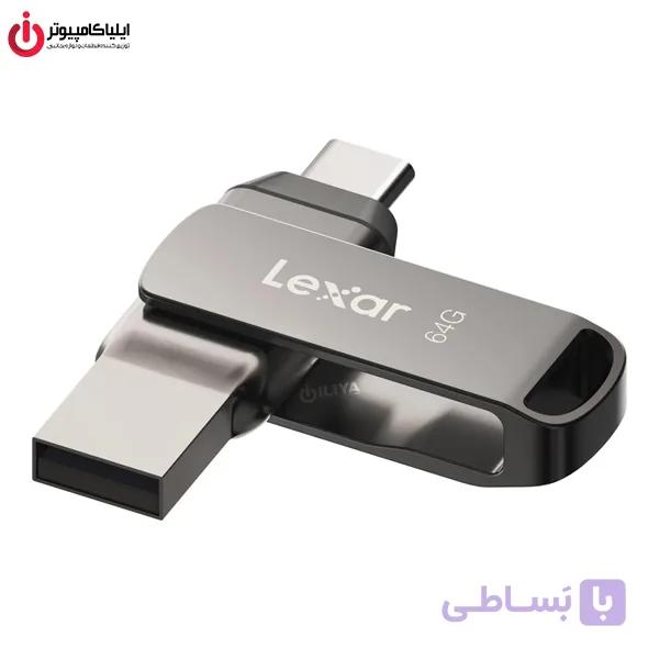 فلش مموری لکسار مدل LEXAR JumpDrive D400 ظرفیت 64GB — تصویر 1