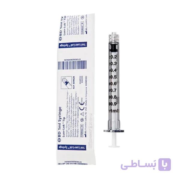 سرنگ 1ml شیشه ای BD پیچی — تصویر 1