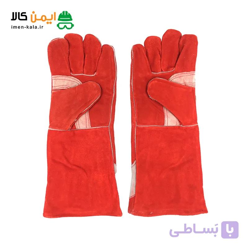 دستکش جوشکاری مدل red02 — تصویر 1