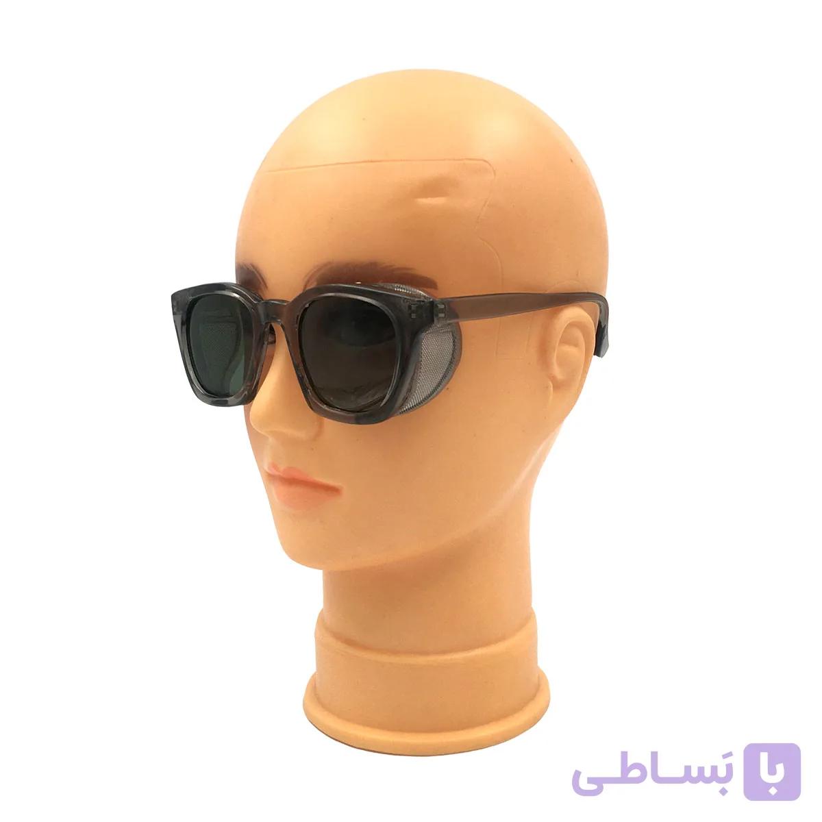 عینک ایمنی بغل توری لنز سبز — تصویر 1