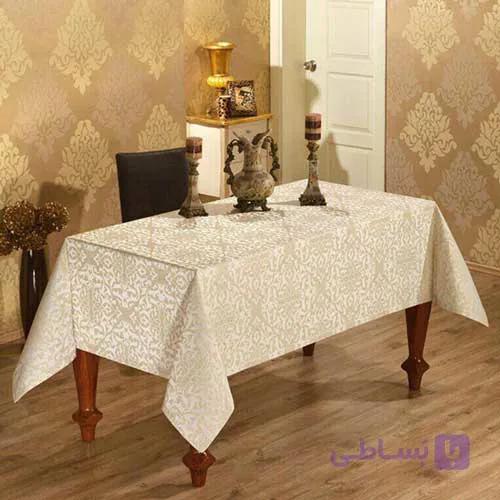 رومیزی لنین 4نفره مربع 150*150 طرح لوور