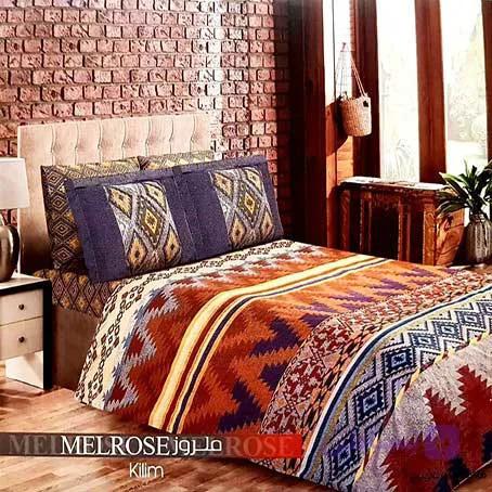 پارچه ملحفه رانفرس ملرز طرح زیره کلیم kilim