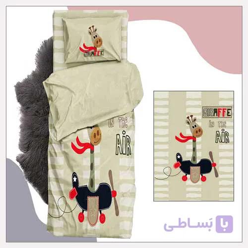 ست لحاف و روتختی 9تکه نوزادی طرح شیپ